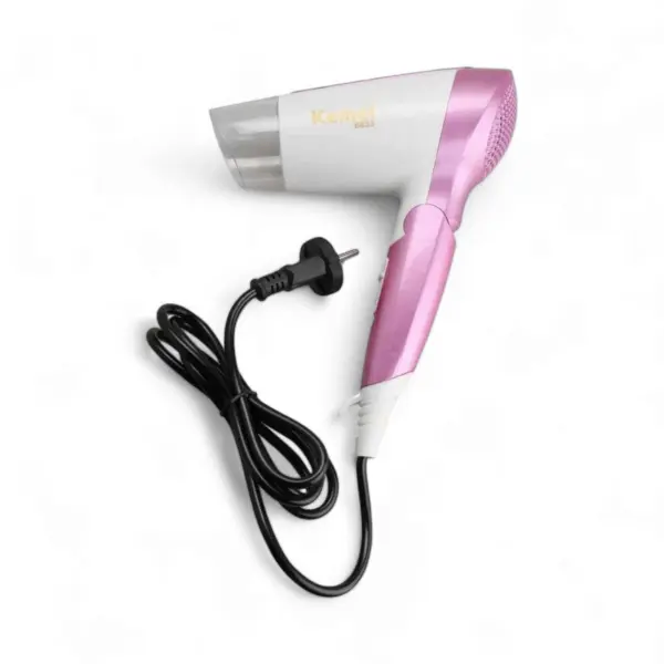 Kemey KM-6833 ২-ইন-১ ফোল্ডেবল হেয়ার ড্রায়ার (নারীদের জন্য)